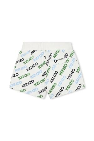 white cotton shorts KENZO KIDS | K6015412P